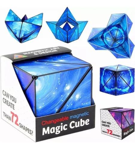 2 Geometría 3d Cubo Rubik Magnético Fingertip Cubo Infinito