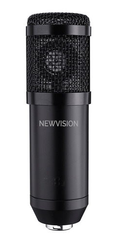 Imagen 1 de 4 de Micrófono Newvision NW-700 condensador  cardioide negro