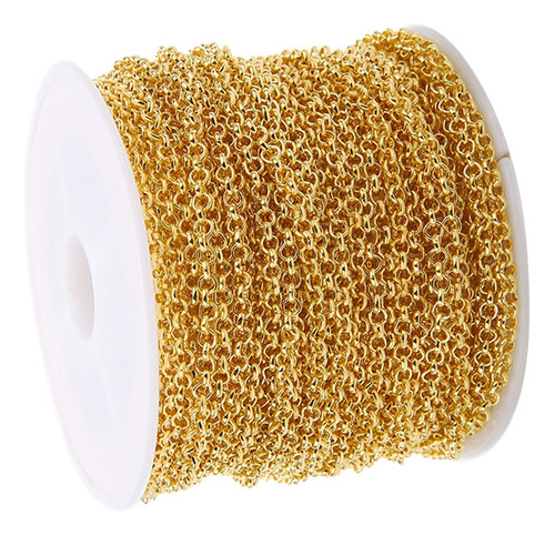 3 Piezas 10 Yardas / Rollo De Pulsera Collar Cadenas