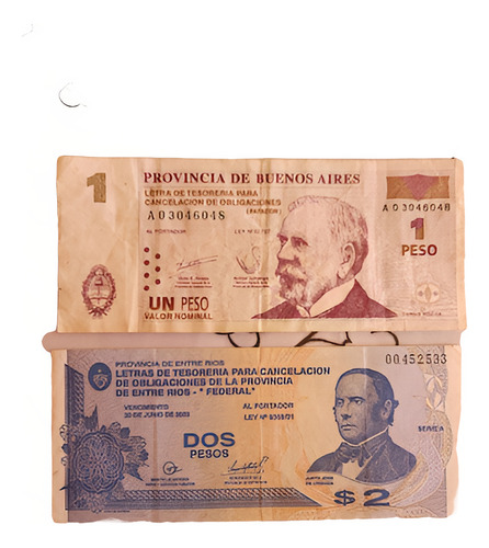 Letras De Tesoreria De Buenos Aires Y Entre Rios (Usado)