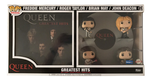 Funko Pop Album 21 Queen Greatest Hits 4 Figuras Walmart Exc (Usado)