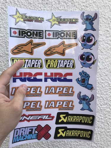 Calcomanias/stickers Plancha Hoja A4 Personalizado Laminado