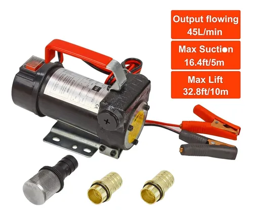 Bomba Transferencia Diesel 12v 12galones X Minuto
