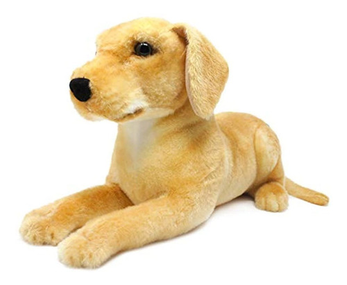 Peluche Diseño De Perro Labrador Amarillo, 17.0in, Viahart