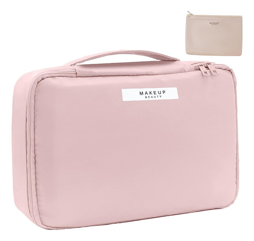 Bolsa De Maquillaje Rosado Queboom