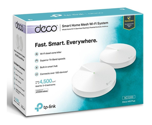 Roteador Mesh Deco M9 Plus Wi-fi Tp-link Ac2200 Branco (Usado)
