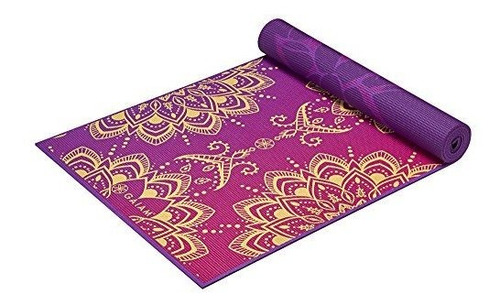 Tapete De Yoga Gaiam De 68''x24'' 6mm De Impresión