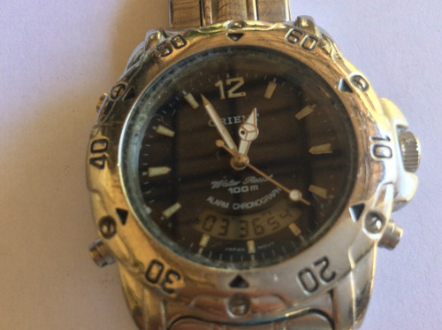 Lindão Orient Alarme E Cronógrafo, Quartz 40 Mm, 100 M.