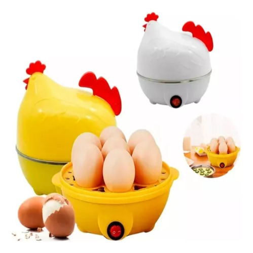 Vaporera Y Hervidor Electrico De Huevos Con Forma De Gallina