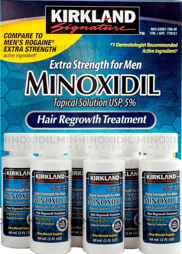 Imagen 1 de 7 de Minoxidil 5% Solución Tópica 6 Meses Tratamiento
