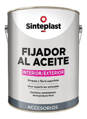 Fijador Al Aceite Sinteplast 4lt - Imagen Pinturerías -