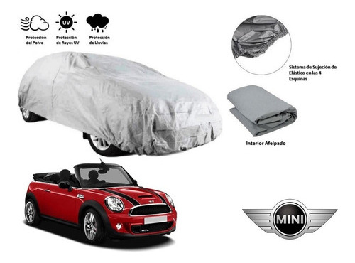 C Broche Impermeable Afelpada Mini Cooper Convertible 2010