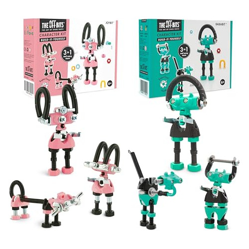 The Off Bits Robot Collection: Bababit + Joybit Stem Toys Fo