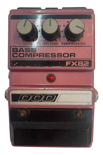 Pedal Compresor De Bajo Dod Fx-82 Bass Compressor Usado