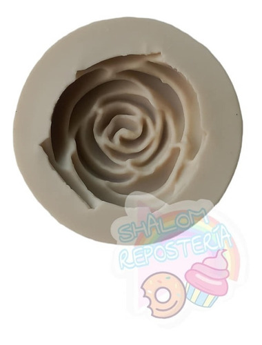 *molde Silicon Rosa 3d Vela Jabon Fondant Resina Choco Pasta