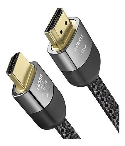 Cable Hdmi 2.1 Zeskit Maya 3m 8k 48gbps Vrr Allm Certificado