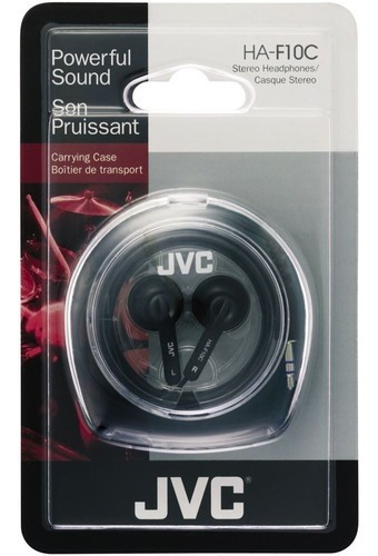 Imagen 1 de 3 de Auriculares Jvc Ha-f10 Powerful Sound - Cable 1.2m
