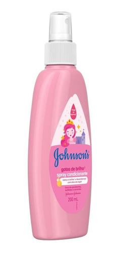 Spray Finalizador Johnsons Baby Gotas De Brilho 200ml | Mercado Livre