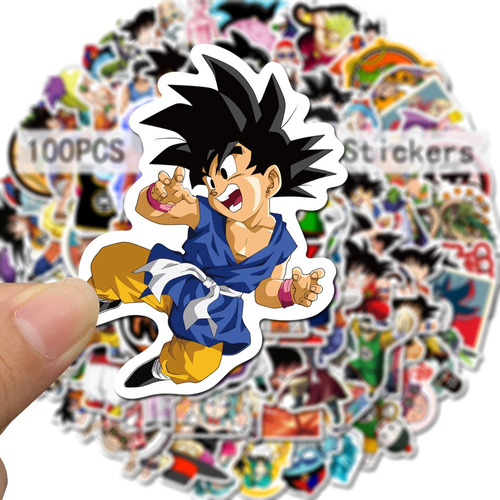 Stickers Dragon Ball Z - Pegatinas - 100 Unidades 