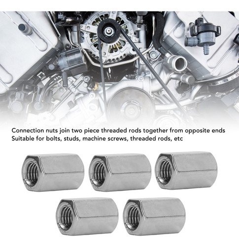 Para Tuerca De Conexión Hexagonal M12 X 1.75 19 L 30 Mm De
