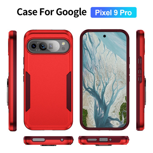 Para Funda Para Google Pixel 8a/9pro 2 En 1 Resistente A