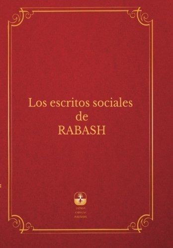 Libro Los Escritos Sociales De Rabash Nuevo