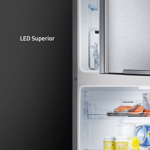 Heladera Freezer Inferior No Frost Con Digital Inverter,328l Color Silver