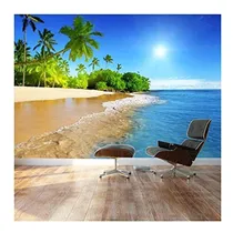 Comprar Tropical Beach Shore Vacation - Lienzo Art Wall Mural Decor