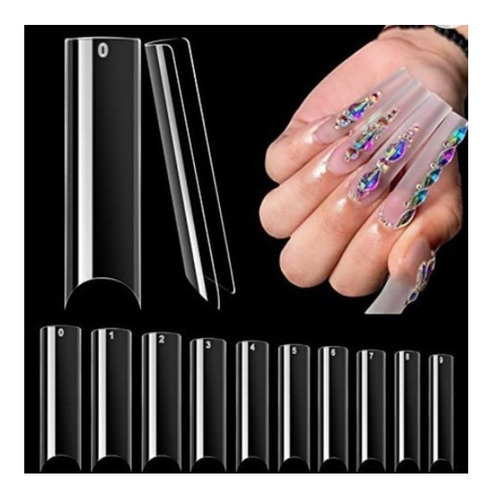 Tips Para Uñas, Coffin Xl