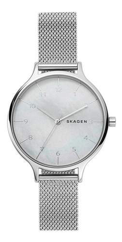 Relógio Feminino Skagen Anita Slim Prateado Skw2701kn