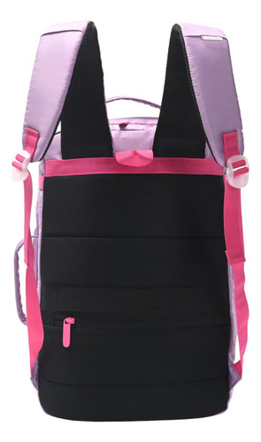 Mochila Viajera 18 Gwen Skora Q Color Lila Diseño De La Tela Liso