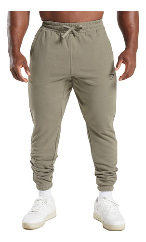 Gymshark Essential Oversized Joggers - Linen Brown