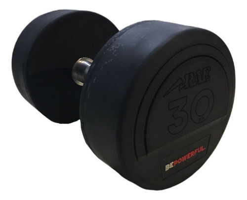 Dumbbell Emborrachado Com Pegada De Hard Cromo Epic 34kg