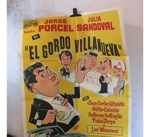 Afiches De Cine - El Gordo Villanueva