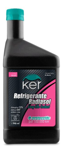 Ker- Liquido Refrigerante De Motor - Rosado 946ml