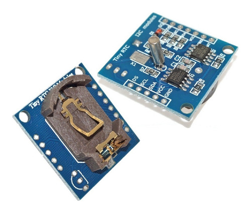 Reloj Tiny Rtc Ds1307 + Eeprom 24c32 Bateria Arduino Ptec