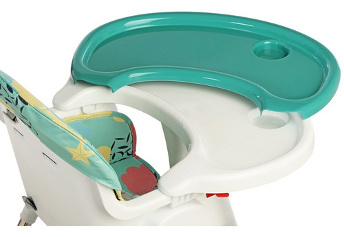 Imagen 4 de 5 de Silla De Comer Bebe Doble Bandeja Con Canasto Candy Felcraft