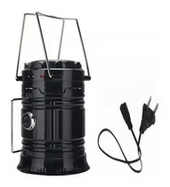 Comprar Linterna Led Foco Solar Recargable Plegable Camping Outdoor Negro Blanco