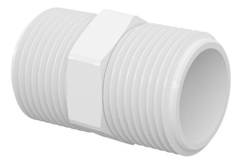 Niple Tigre Pvc Roscável Para Água Fria 1/2 Branco 20mm