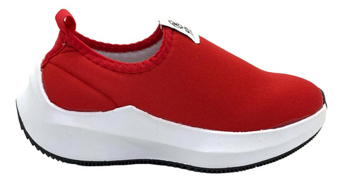 Zapatilla Niño Niña Neoprene Rojo Deportiva Unpasitoalavez