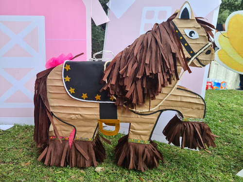 Piñata 2d En Forma De Caballo