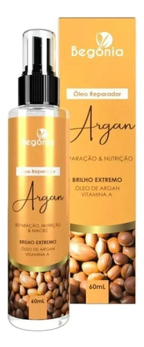 Oleo Capilar Reparador De Argan Con Vitamina A 