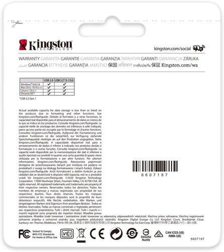 Imagen 2 de 3 de Pendrive Kingston Datatraveler Exodia 128gb Usb 3.2
