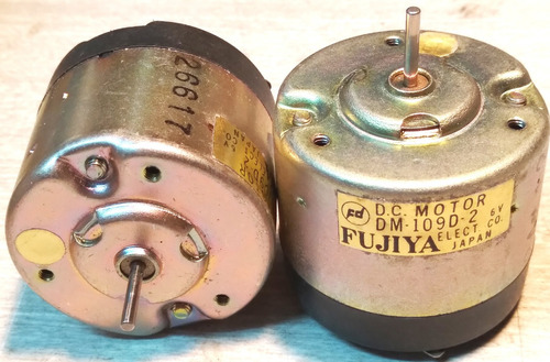 Motor Fujiya Japon Dm-109 D-2 6 Volt 2400 Rpm S/reg Giro Inv