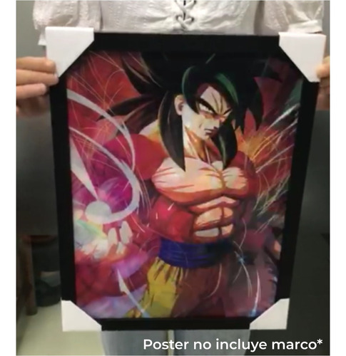 Poster 3d Lenticular Goku Y Vegeta Fase 4 - Dragon Ball Gt | Cuotas sin  interés