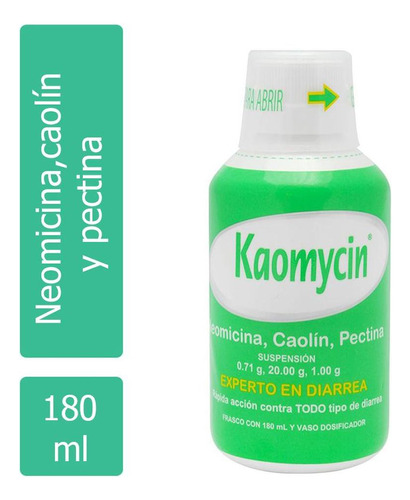 Kaomycin Suspensión Frasco Con 180 Ml Y Vaso Dosificador