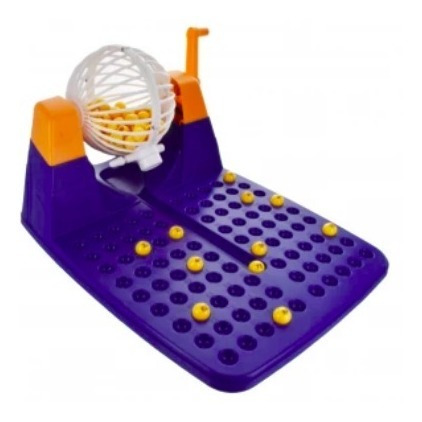 Imagen 2 de 4 de Bingo Lotto Loteria Bolillero Fichas 48 Cartones 90 Numeros