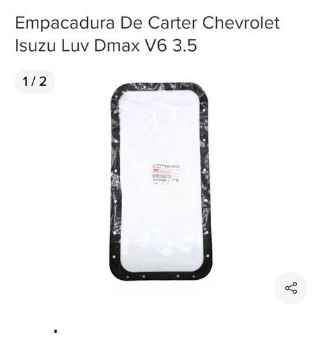 Empacadura Cárter Luv Dmax 3.5