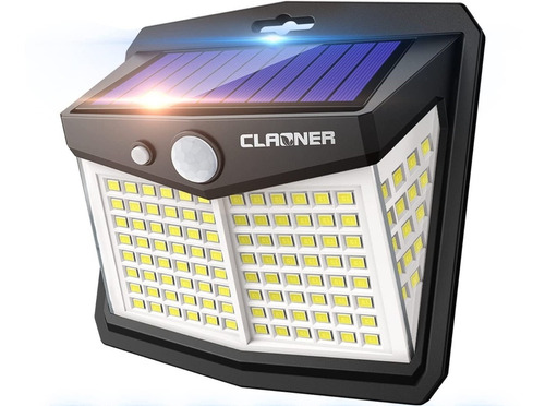 Lampara Solar Luz Panel Sensor Movimiento 128 Leds Exterior
