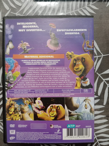 Madagascar 2 - Madagascar 3 - Los Pingüinos De Madagascar (Usado)